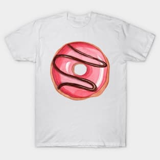 Red glazed donut T-Shirt